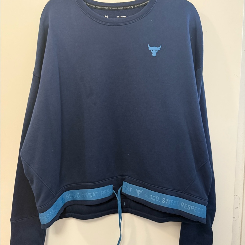 Under Armour Women's Blue Crew Neck Sweater